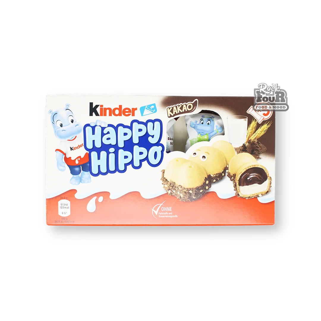 Waffle bar "Kinder Happy Hippo Cacao" 103g (5x20,7g)